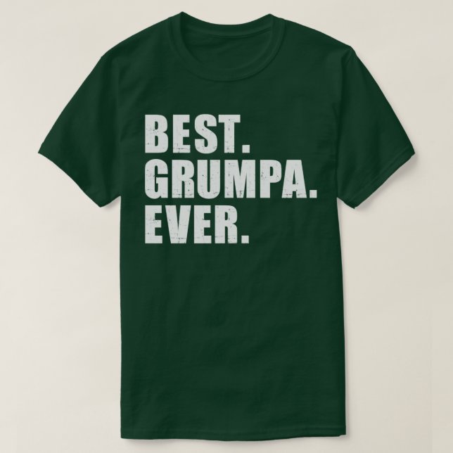Camiseta Melhor grumpa de sempre (Frente do Design)