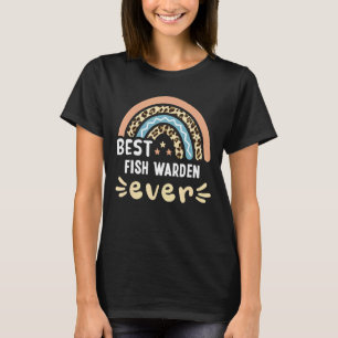 Camiseta Melhor Guarda de Peixes de Todos os Tempos Leopard