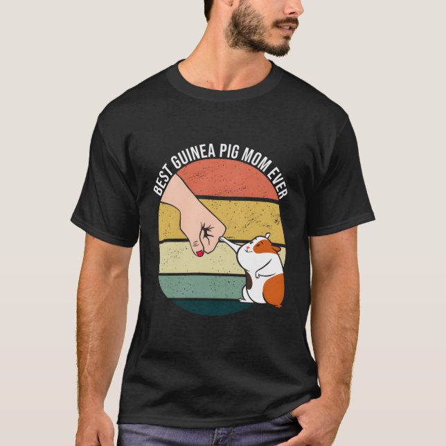Camiseta Melhor Guiné, Porco Mãe De Batata Doméstica De Fur (Frente)