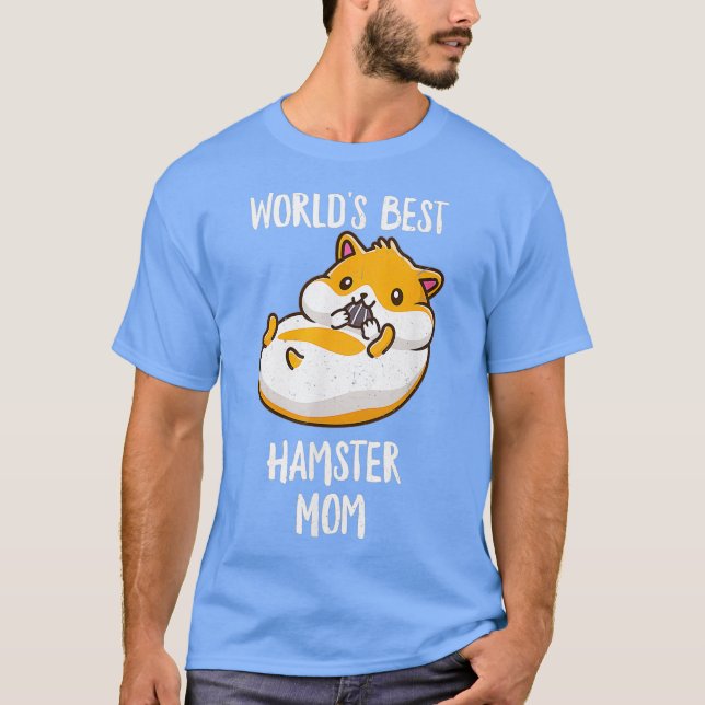 Camiseta Melhor Hamster Mãe Mamãe Engraçada Mãe Mãe Mãe (Frente)