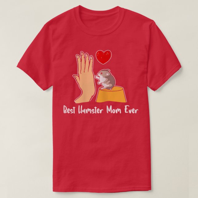 Camiseta Melhor Hamster Mãe Nunca Melhor Hamster Mama Gui (Frente do Design)