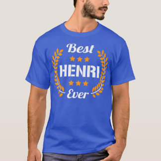 Camiseta Melhor Henri Ever Encantado Dizendo Nome Henri Pre