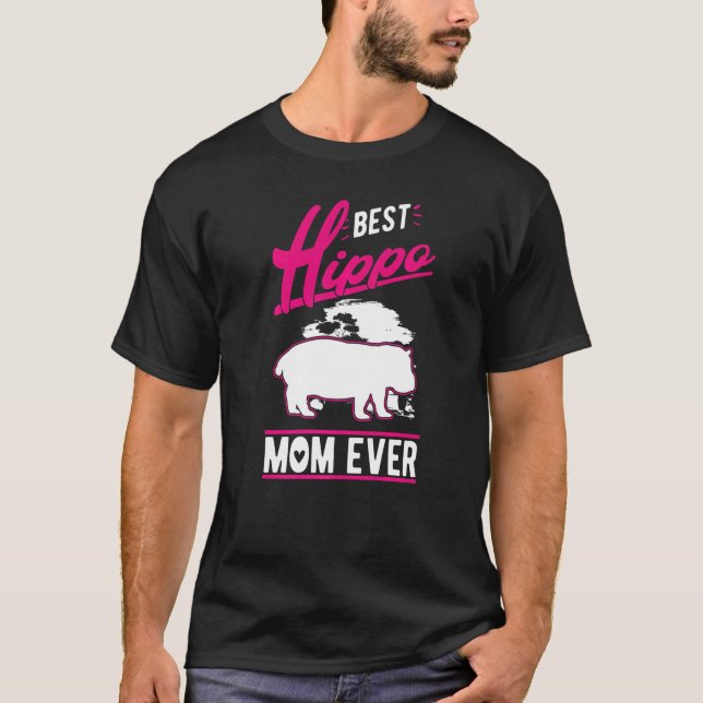 Camiseta Melhor Hippo Mãe Nunca (Frente)