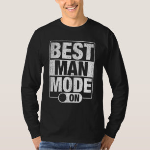 Camiseta Melhor Homem Bodas de Casamento Engraçado Noivo Fe