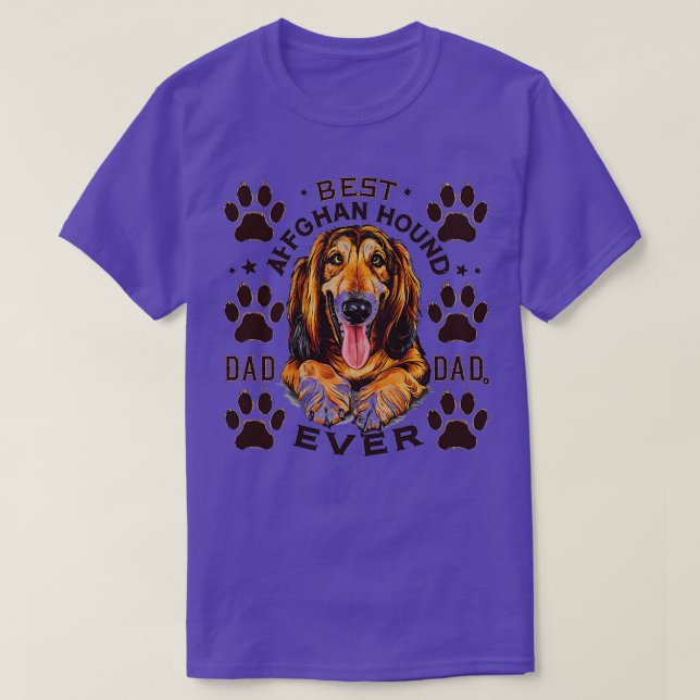Camiseta Melhor Hound Afegão Alguma Vez Engraçado Cotação V (Frente do Design)