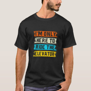 Camiseta Melhor Inspetor de Elevador Operador de Elevador