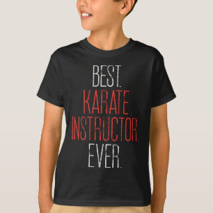 Camiseta Melhor Instrutor de Karate Professor de Artes Marc