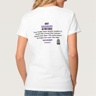 Camiseta Melhor Interesse Da Criança