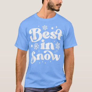 Camiseta Melhor Inverno Engraçado por Neve para Esquiar Sno