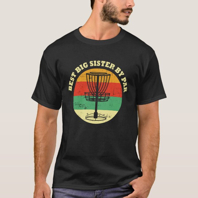 Camiseta Melhor Irmã Disco Golf Disco Frisabelhas Golfer G (Frente)