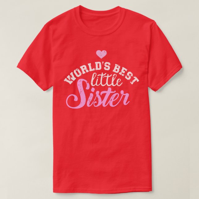 Camiseta Melhor Irmã do Mundo (Frente do Design)