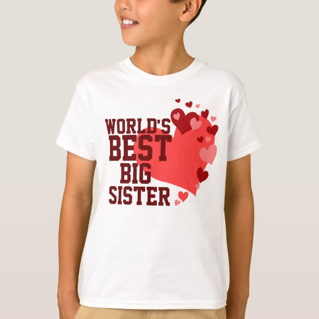 Camiseta Melhor Irmã do Mundo (Frente)