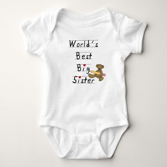 Camiseta Melhor Irmã do Mundo (Frente)