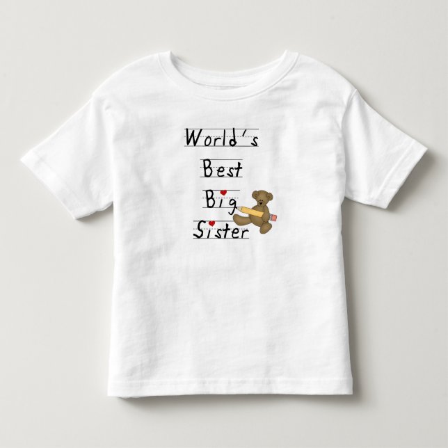 Camiseta Melhor Irmã do Mundo (Frente)