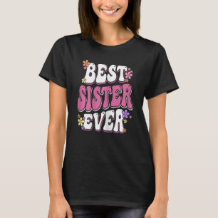 Camiseta Melhor Irmã do Mundo das Mulheres Dia de as mães R