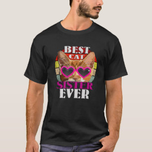 Camiseta Melhor Irmã Gato Nunca