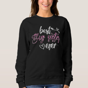 Camiseta Melhor Irmã Grande Alguma Vez Mulher Decoradora Le