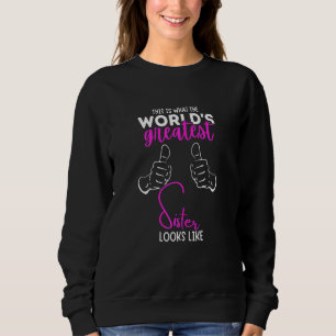 Camiseta Melhor Irmã Irmã Irmã Irei Ser Uma Irmã Grande Par