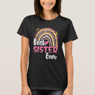 Camiseta Melhor Irmã, Tão Engraçada, Pia-Rosa, Mãe Arco-Íri