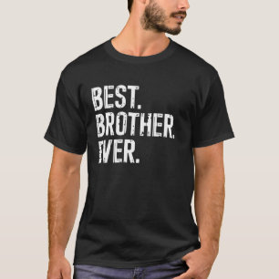 Camiseta Melhor Irmão de Todos os Tempos Presente Irmão Fam