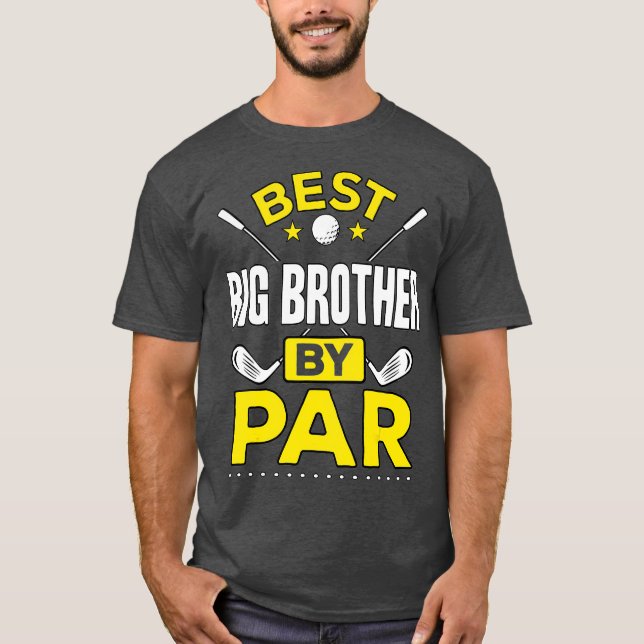 Camiseta Melhor Irmão Grande Por Par Golf Big Brother Prese (Frente)