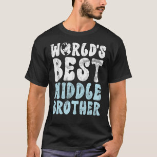 Camiseta Melhor Irmão Médio do Mundo