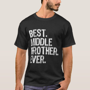 Camiseta Melhor Irmão Médio Engraçado
