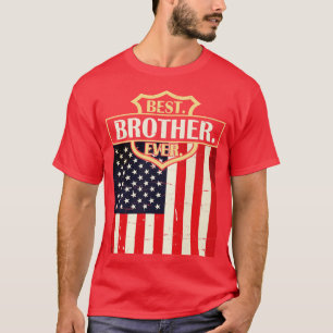 Camiseta Melhor Irmão Nunca Feliz Pai Férias de Verão