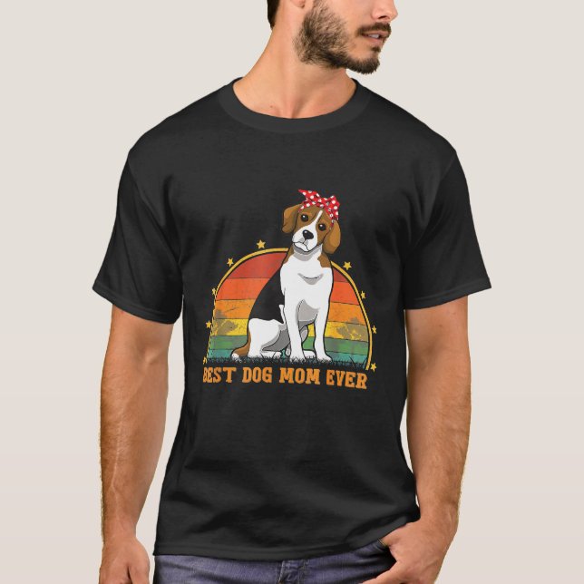 Camiseta Melhor Jack Russell Terrier Cachorro Mãe Cachorro  (Frente)