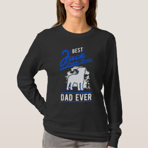 Camiseta Melhor Jack Russell Terrier Pai de Todos os Tempos