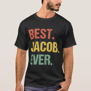 Camiseta Melhor Jacob Alguma Vez Retro Name Apelido Humor