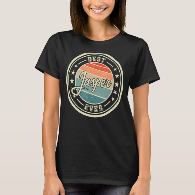 Camiseta Melhor Jasper, Engraçado, Dizendo Nome Jasper (Frente)