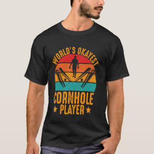 Camiseta Melhor Jogador de Cornhole do Mundo