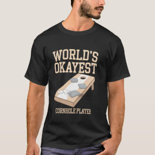 Camiseta Melhor Jogador de Cornhole do Mundo Engraçado Corn