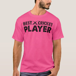 Camiseta Melhor Jogador de Críquete Jogador de Críquete