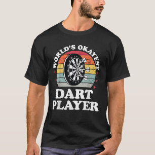 Camiseta Melhor Jogador de Dardo do Mundo Engraçado Lançame
