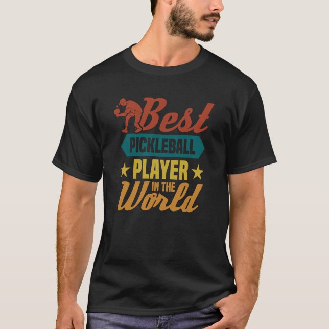 Camiseta Melhor Jogador De Pickleball Do Mundo 1 (Frente)