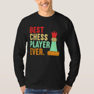 Camiseta Melhor Jogador de Xadrez de Todos os Tempos Xadrez