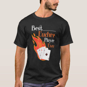 Camiseta Melhor jogo de cartas do Euchre
