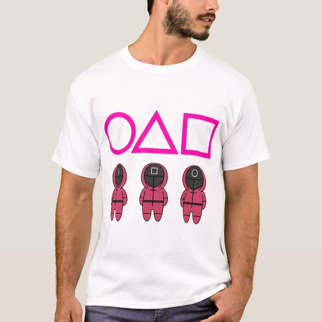 Camiseta melhor jogo para o polvo de cinema símbolos de jog (Frente)