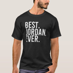 Camiseta MELHOR JORDÂNIA SEMPRE Homens Engraçados O Pai Deu