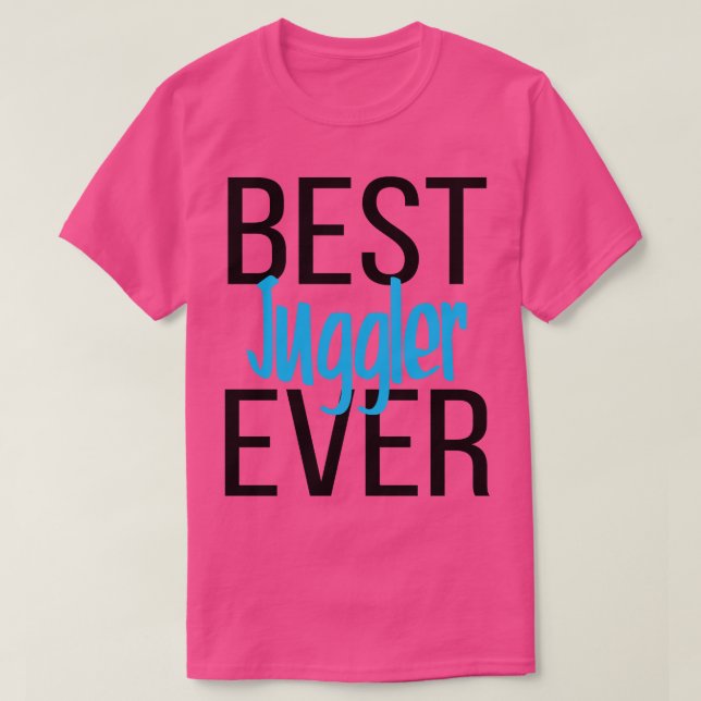 Camiseta Melhor Juggler Ever 7 (Frente do Design)
