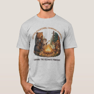 Camiseta Melhor Juntos - Aventura ao Redor da Fogueira dos