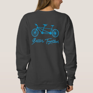 Camiseta Melhor Juntos Diversão de Tandem Bike Riding
