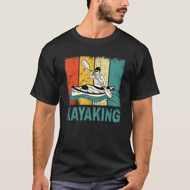 Camiseta Melhor Kayaking Para Homens Mulheres Kayaking Kaya (Frente)