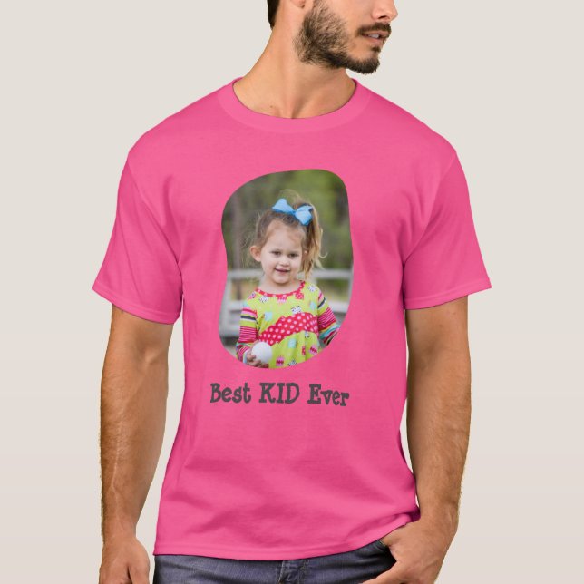 Camiseta Melhor KID já carregou sua foto de família (Frente)
