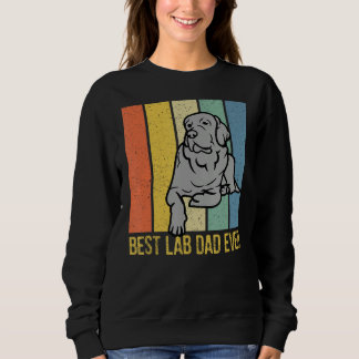 Camiseta Melhor Lab Pai de Todos os Tempos Carvão Labrador 