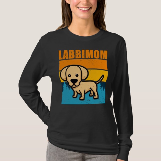 Camiseta Melhor Labbimom Labbi Mãe Labrador Mãe (Frente)
