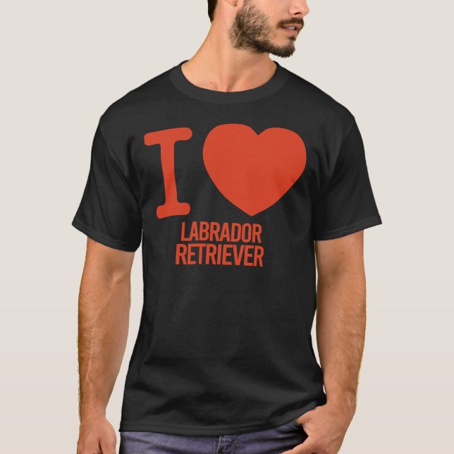 Camiseta Melhor Labrador Retriever Eu Te Amo Labrador R (Frente)