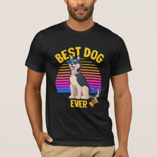 Camiseta Melhor Leitão de Cachorro Siberiano